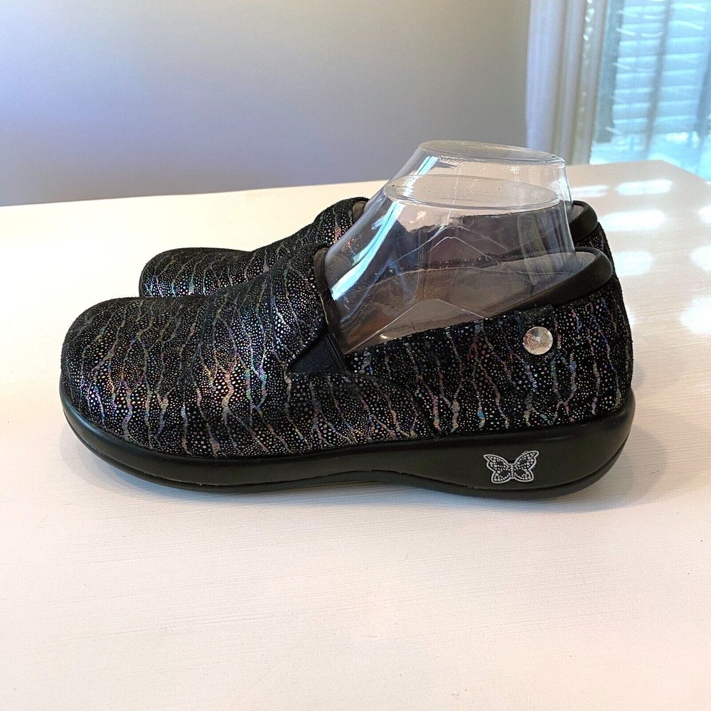 Alegria Women's Leather Dermatic Multi-Color Loafers Clogs EU Size 40 US 8.5‎ - Picture 2 of 10